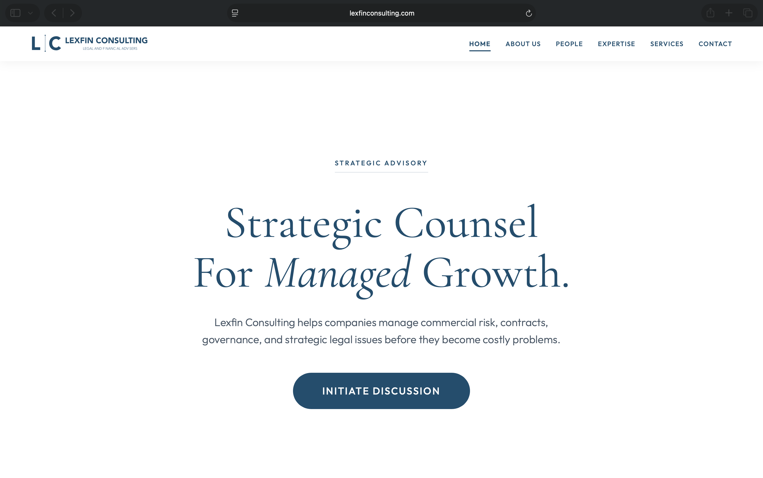 Lexfin Consulting Case Study Preview