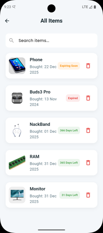 Warranty Tracker